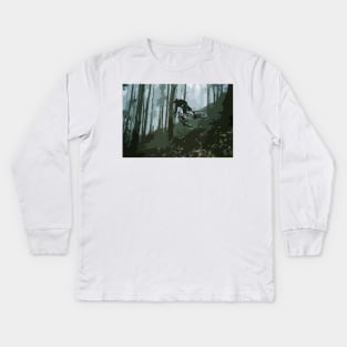 Greg Minaar Painting Kids Long Sleeve T-Shirt